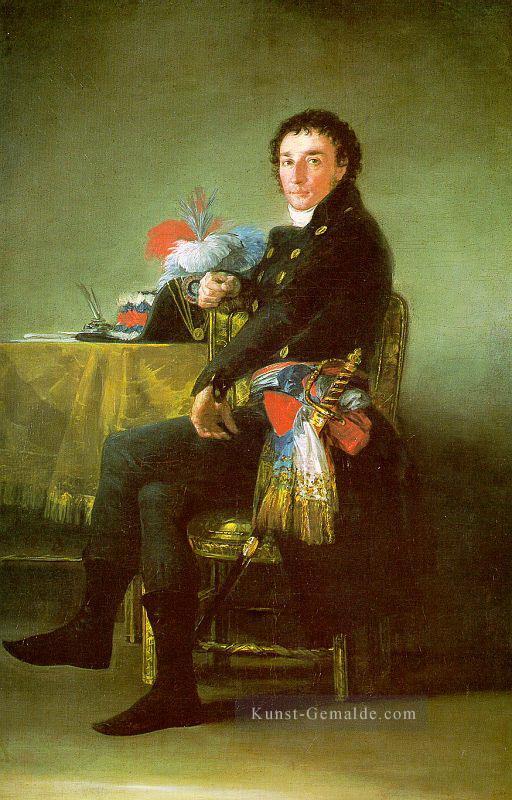 Ferdinand Guillemardet Porträt Francisco Goya Ölgemälde